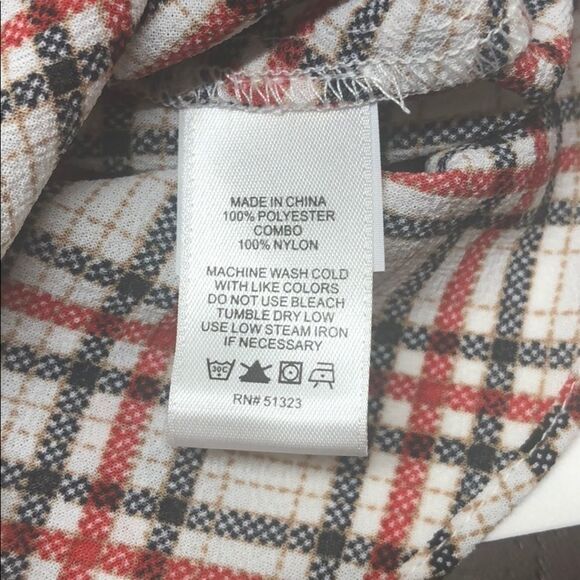 1. State Plaid with Lace Trim Camisoles, Size Med - Picture 5 of 6